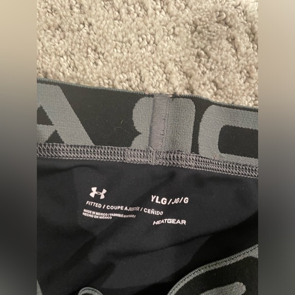 2 Nike and Under Armour Boys Youth Basketball Leggings - Picture 3 of 7